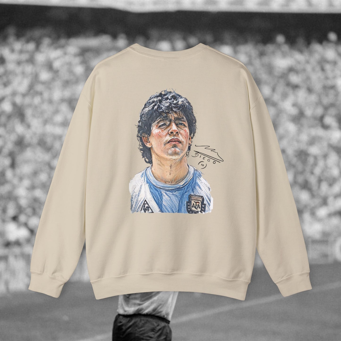Diego Maradona Crewneck Sweatshirt - Joga Bonito Collection