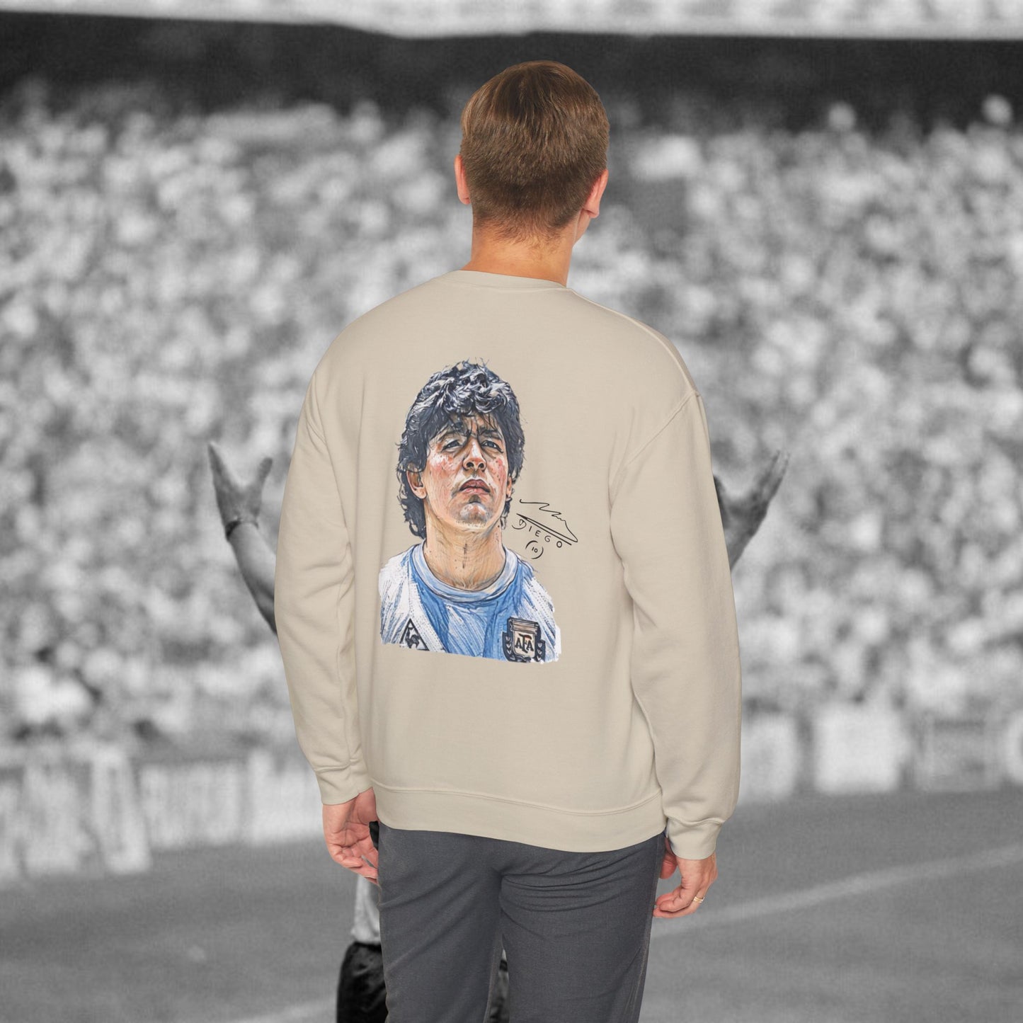Diego Maradona Crewneck Sweatshirt - Joga Bonito Collection