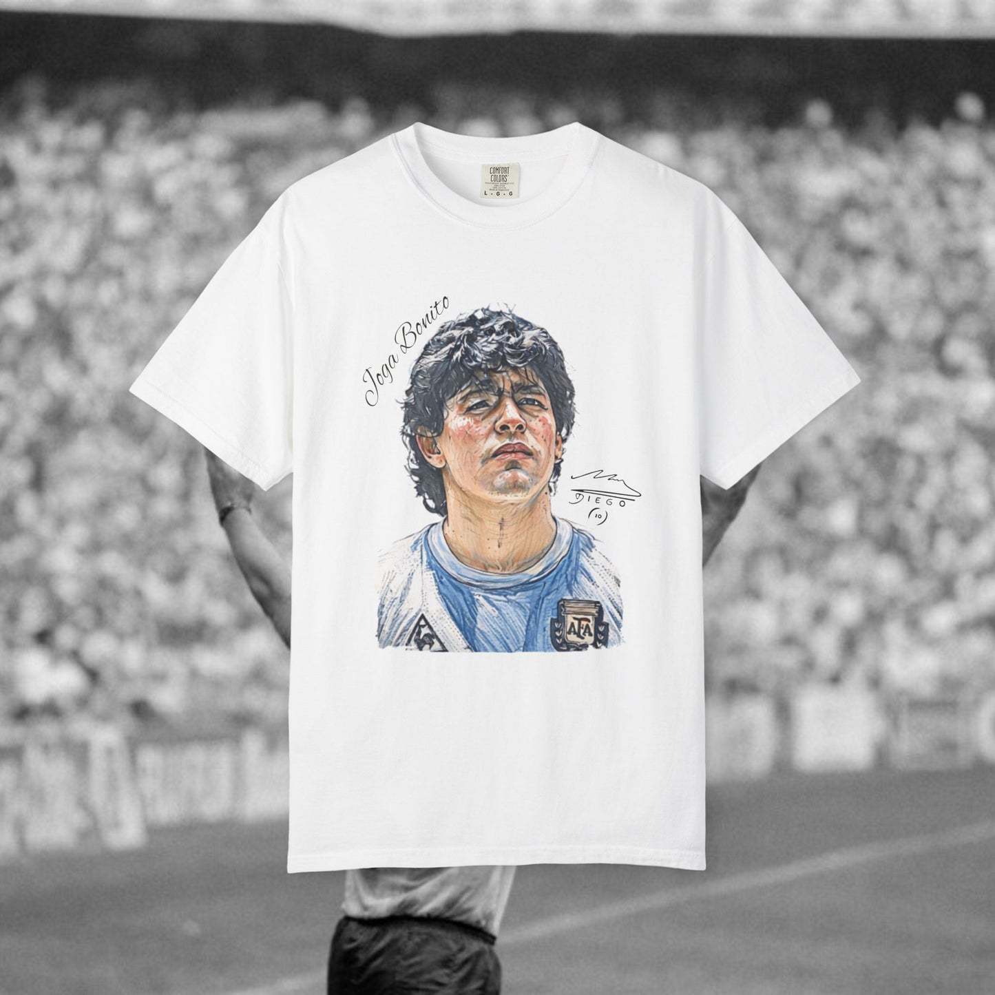 Vintage Diego Maradona T-Shirt - Garment-Dyed Tee