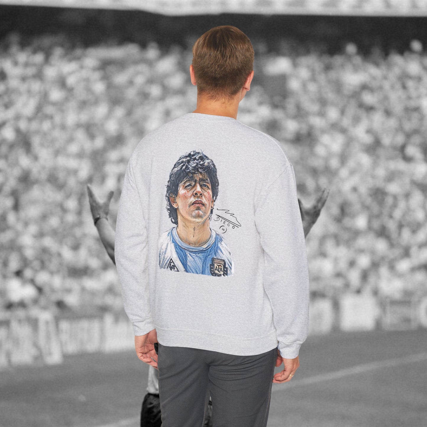 Diego Maradona Crewneck Sweatshirt - Joga Bonito Collection