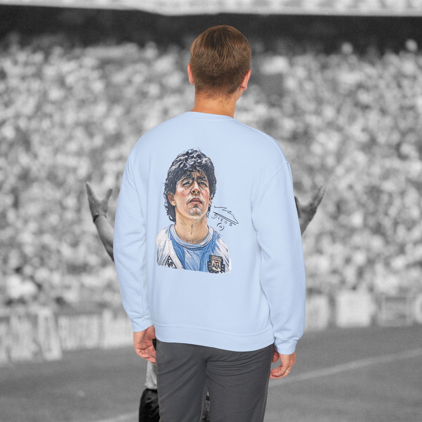 Diego Maradona Crewneck Sweatshirt - Joga Bonito Collection