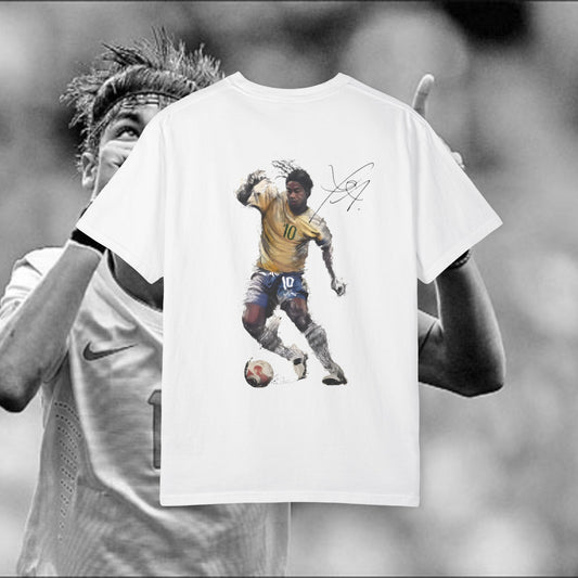 Premium heavyweight boxy T-Shirt - Joga Bonito with Iconic Soccer Design